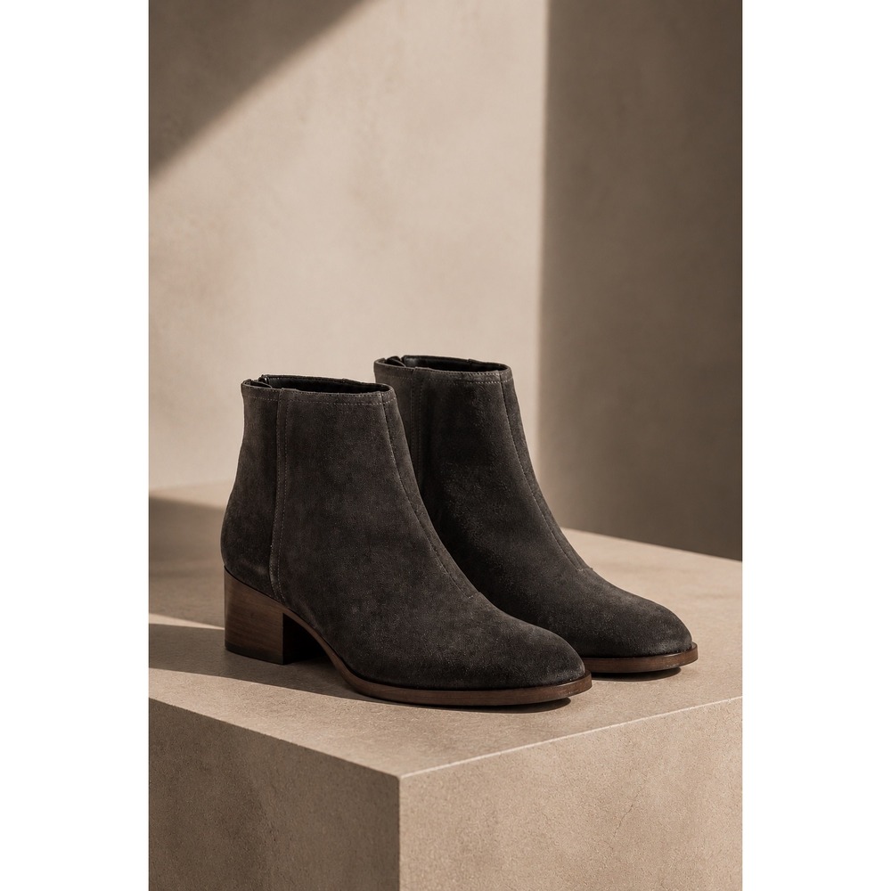 RAG & BONE‎ Wesley Suede Ankle Bootie Boot in Asphalt